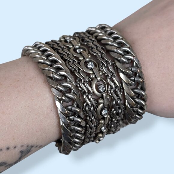 V. 90s Juicy Couture Multi-Chain Bracelet - Picture 3 of 6